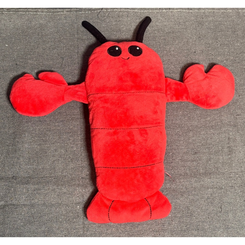 Red Lobster Plush Heating Pad Microwaveable Soothing Heat Pack Soft Stuffed Toy